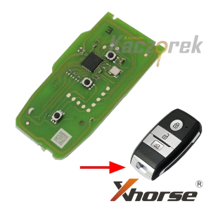 Xhorse 621 - XZKA81EN - surový klíč - dálkový ovladač